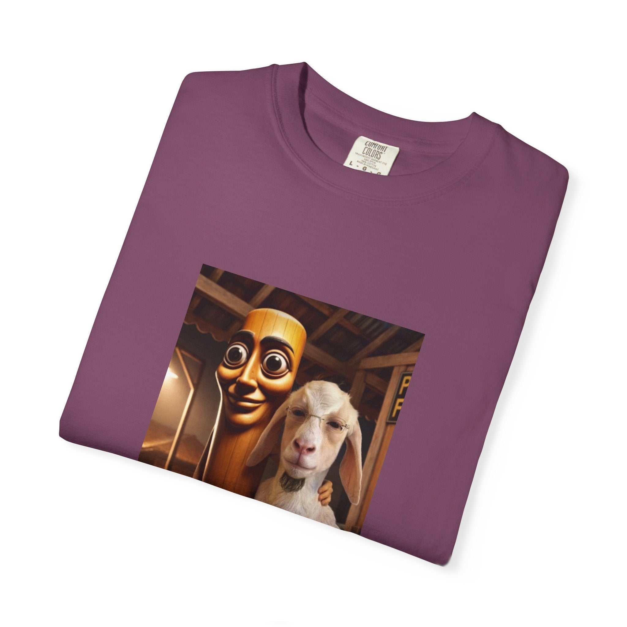 T-Shirt — 'Don't Forget Who Was There For You At Your Lowest' with Goat & Mask Art