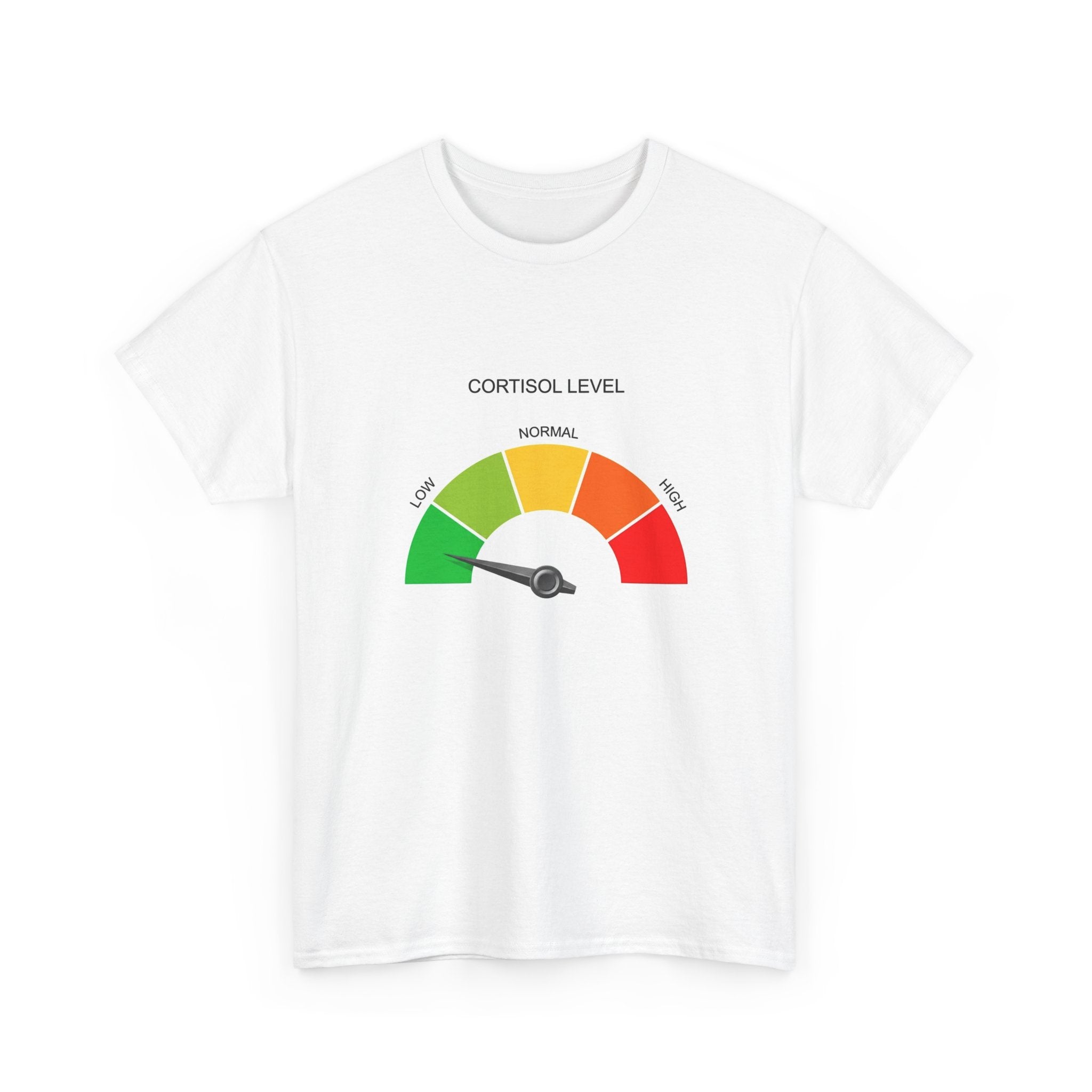 Low Cortisol T-Shirt — Funny Stress Meter Tee