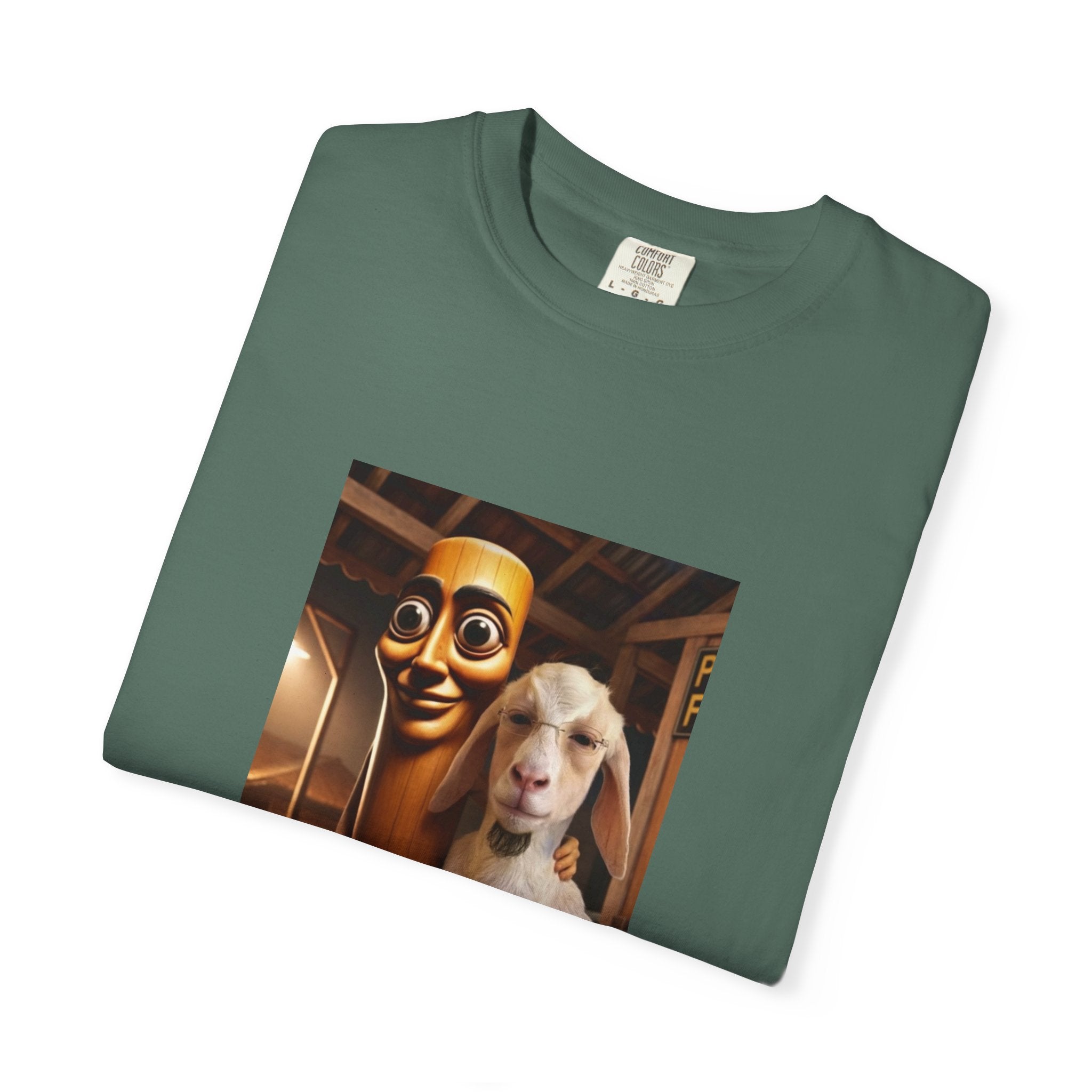 T-Shirt — 'Don't Forget Who Was There For You At Your Lowest' with Goat & Mask Art