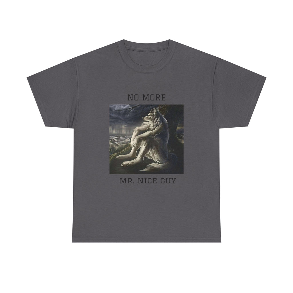 No More Mr. Nice Guy T-Shirt — Edgy Classical Art Graphic Tee