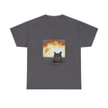 T-Shirt — #cooked Cat Meme Tee (Apocalyptic Cat Graphic)