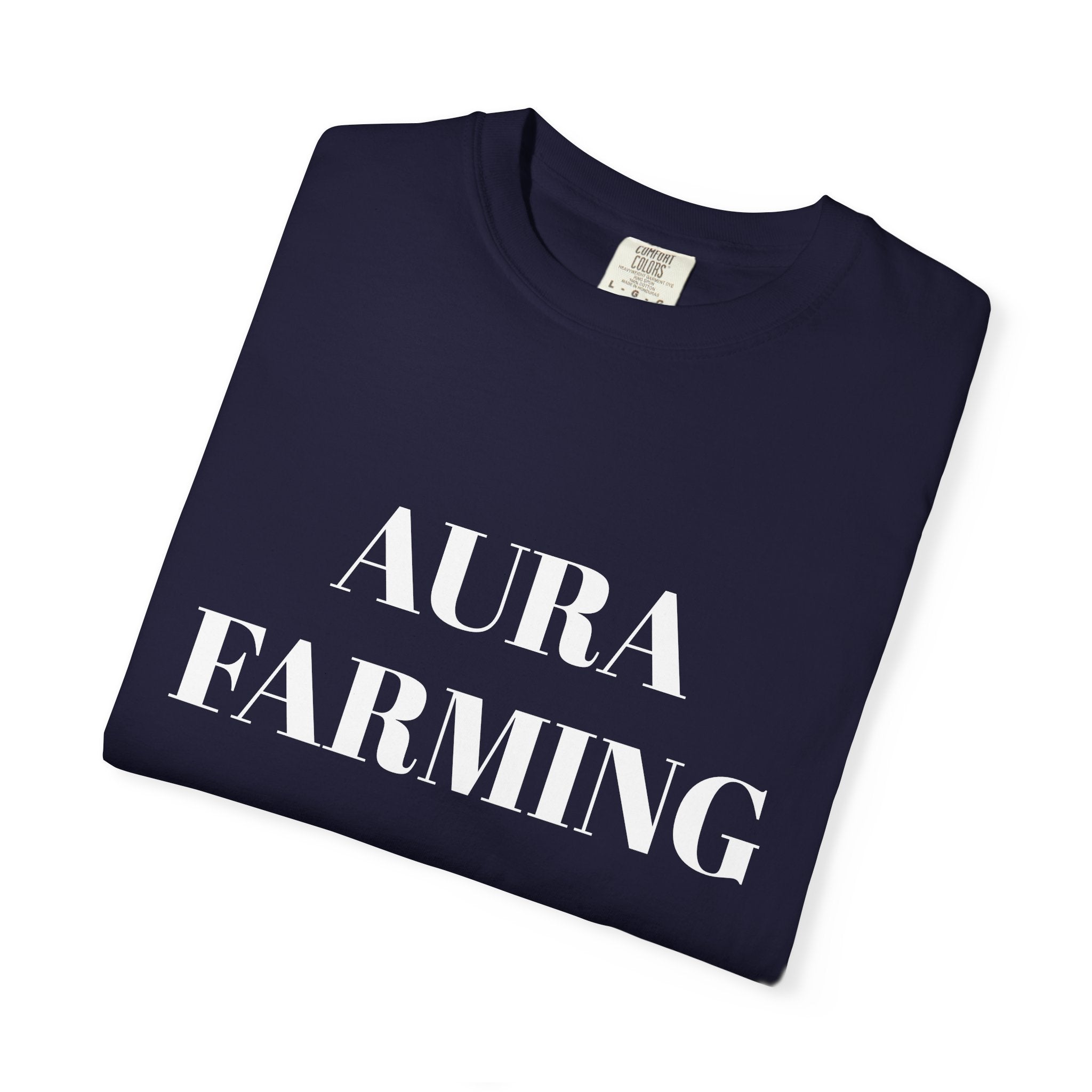 Aura Farming T-Shirt — Minimal Spiritual & Wellness Tee for Energy Healers