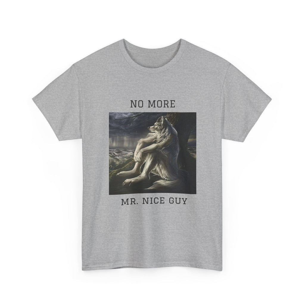 No More Mr. Nice Guy T-Shirt — Edgy Classical Art Graphic Tee