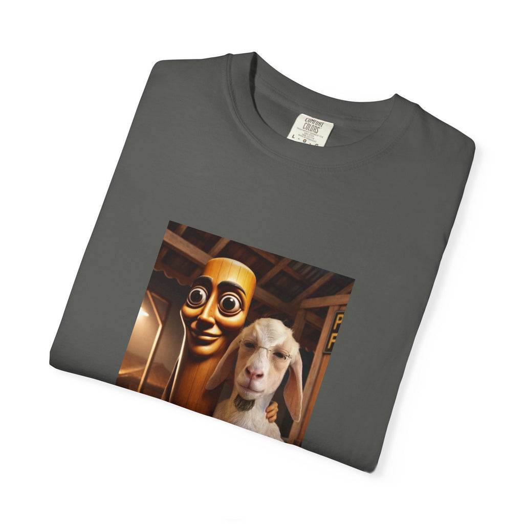 T-Shirt — 'Don't Forget Who Was There For You At Your Lowest' with Goat & Mask Art