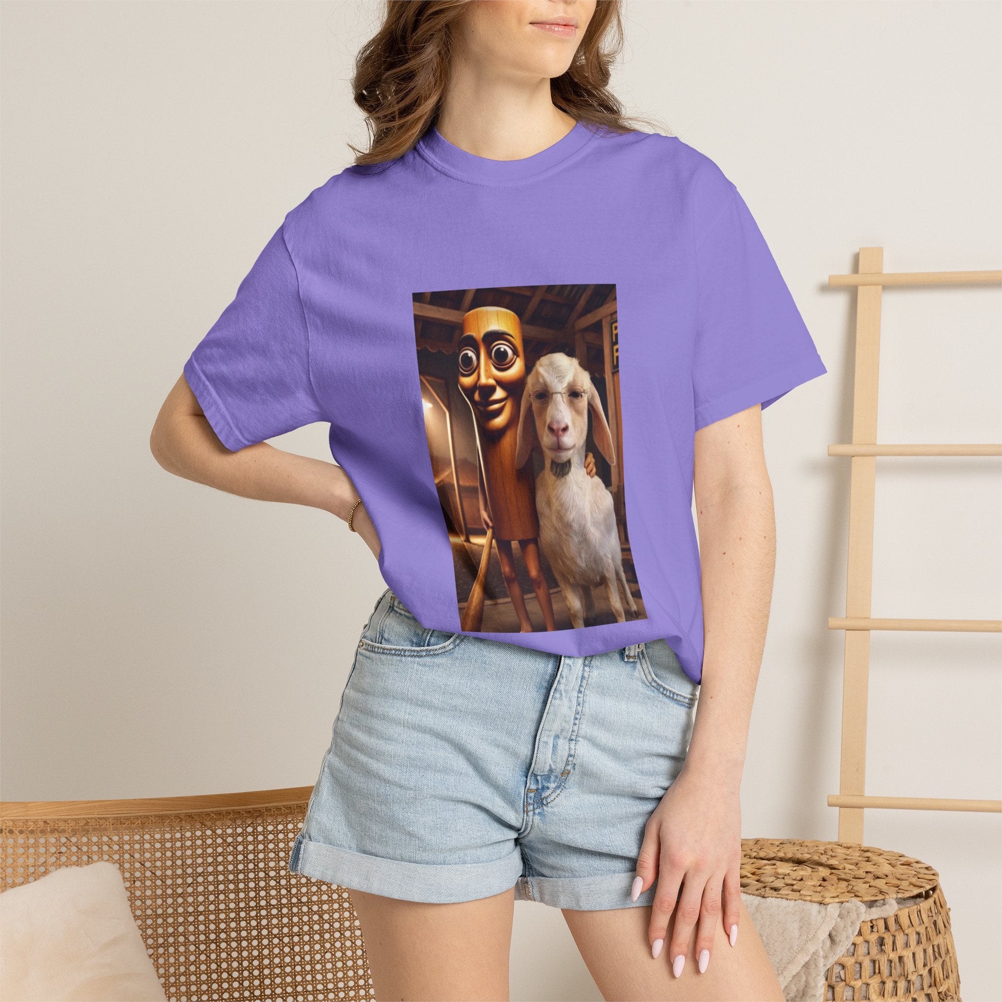 T-Shirt — 'Don't Forget Who Was There For You At Your Lowest' with Goat & Mask Art
