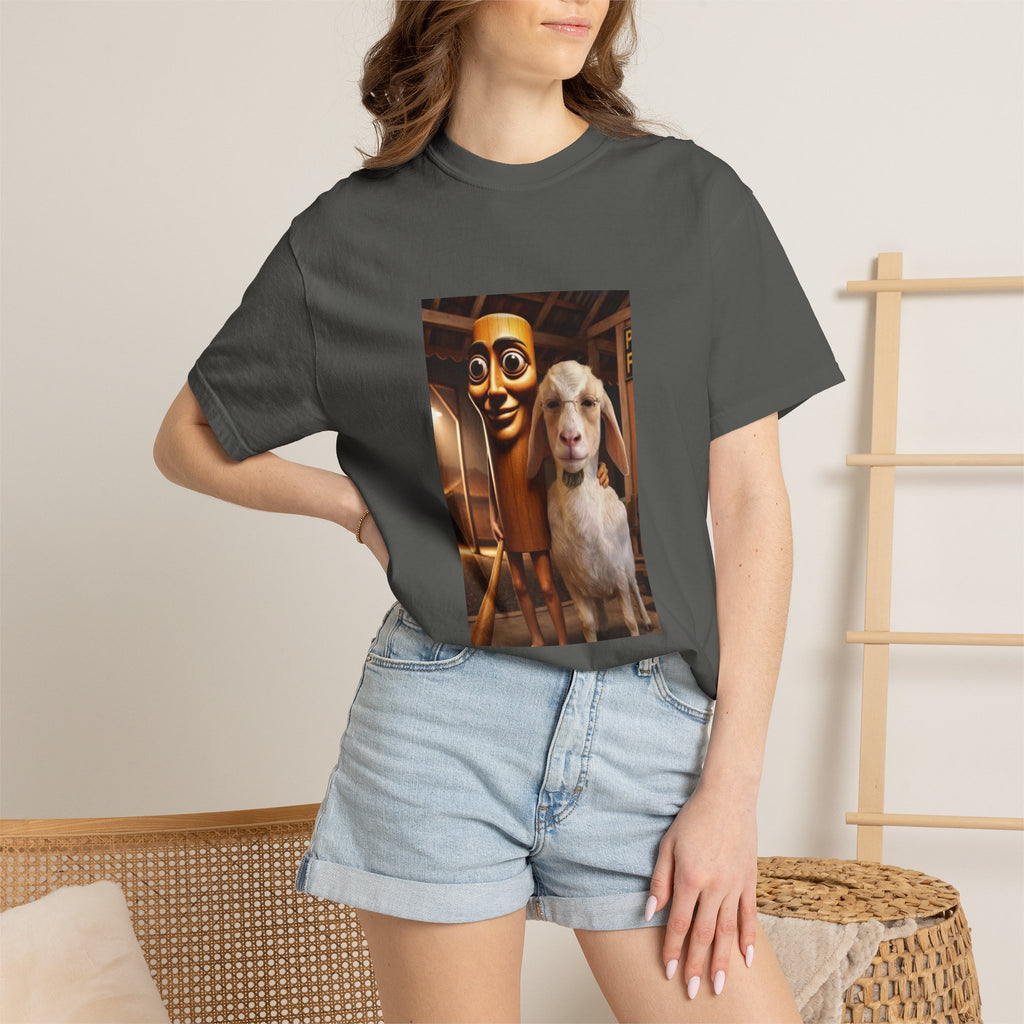 T-Shirt — 'Don't Forget Who Was There For You At Your Lowest' with Goat & Mask Art