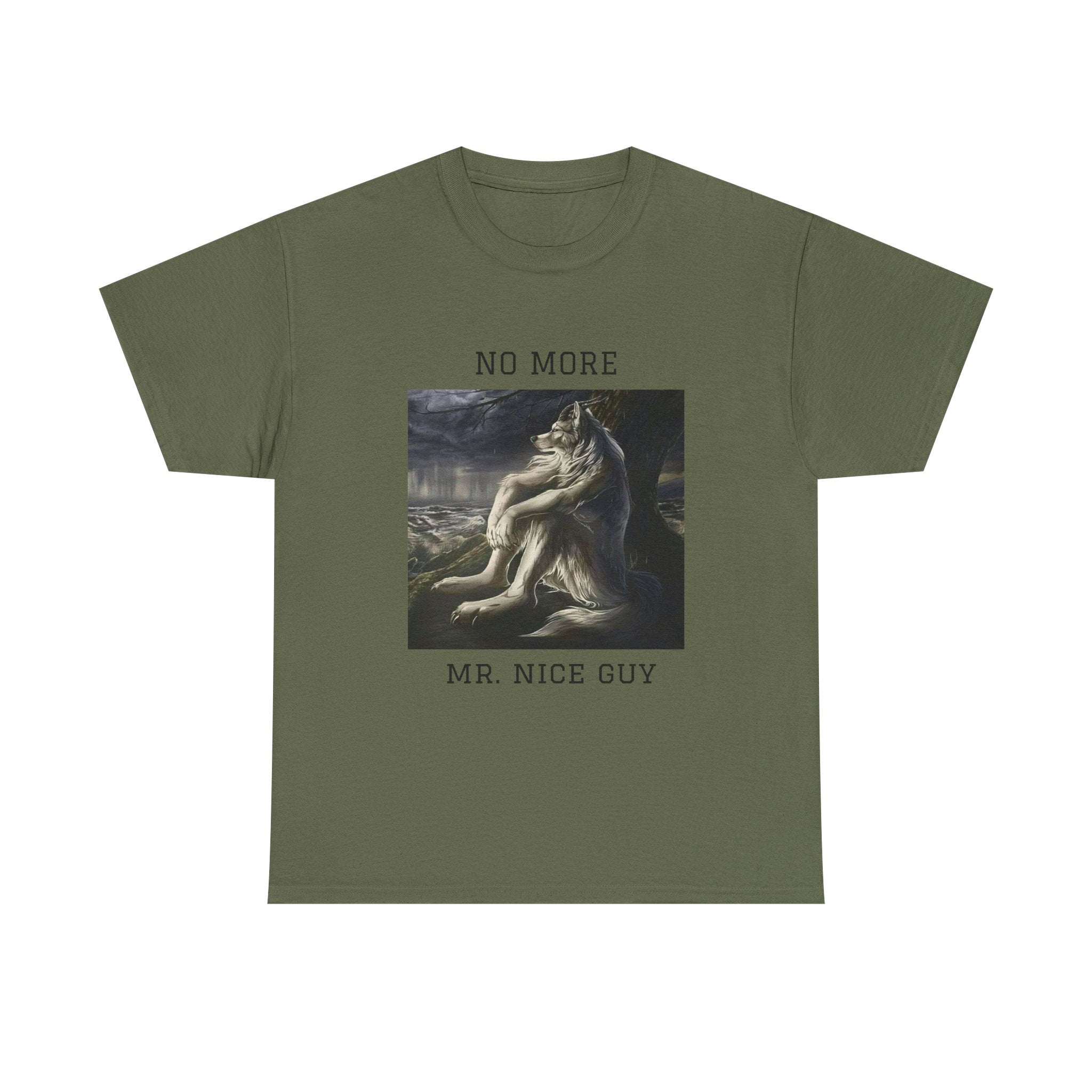 No More Mr. Nice Guy T-Shirt — Edgy Classical Art Graphic Tee