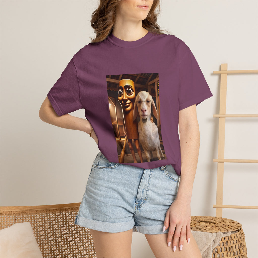 T-Shirt — 'Don't Forget Who Was There For You At Your Lowest' with Goat & Mask Art