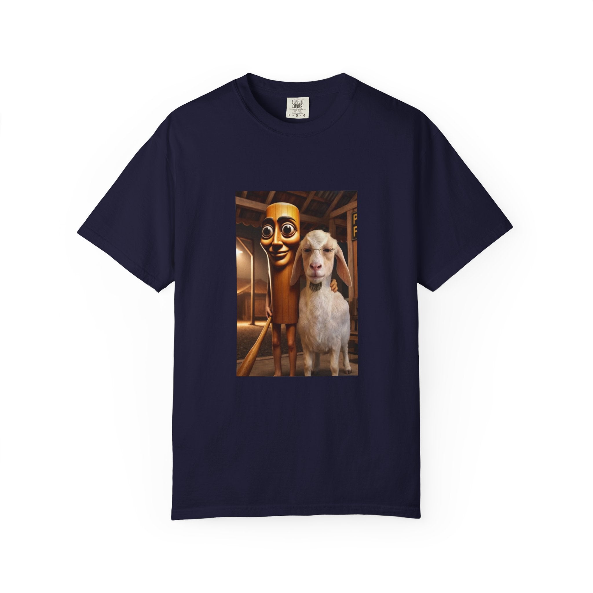 T-Shirt — 'Don't Forget Who Was There For You At Your Lowest' with Goat & Mask Art