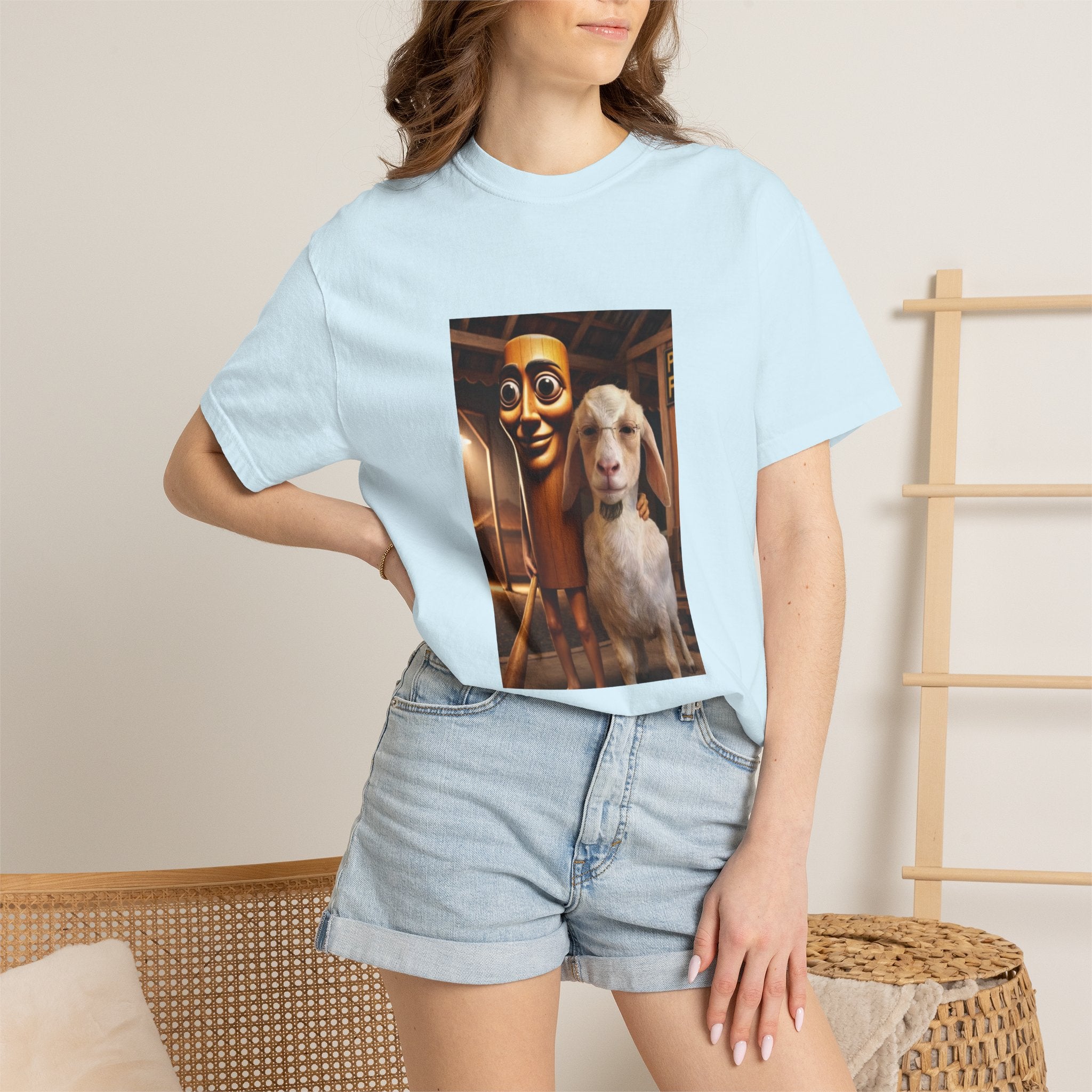 T-Shirt — 'Don't Forget Who Was There For You At Your Lowest' with Goat & Mask Art