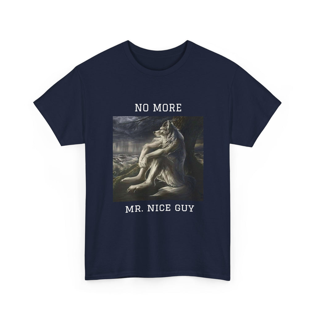 No More Mr. Nice Guy T-Shirt — Edgy Classical Art Graphic Tee