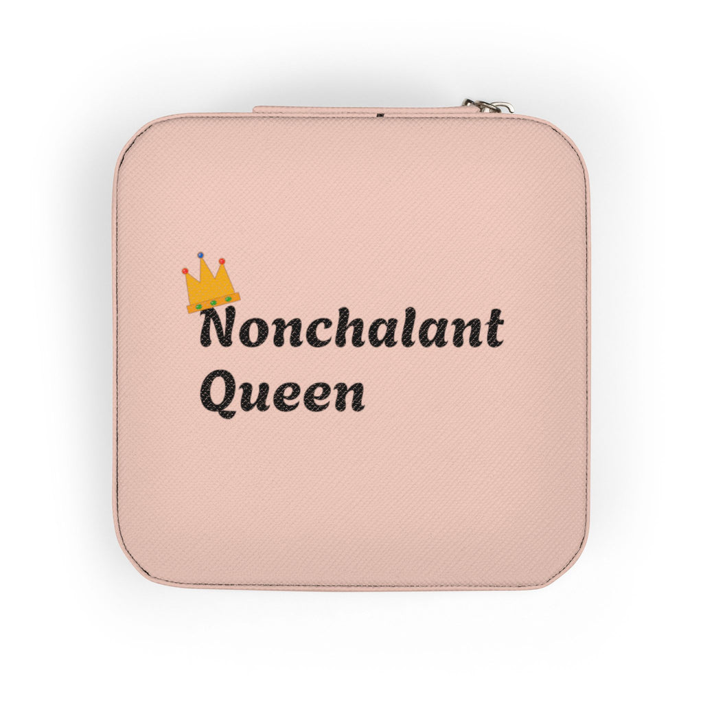 Jewelry Travel Case — 'Nonchalant Queen' Compact Organizer