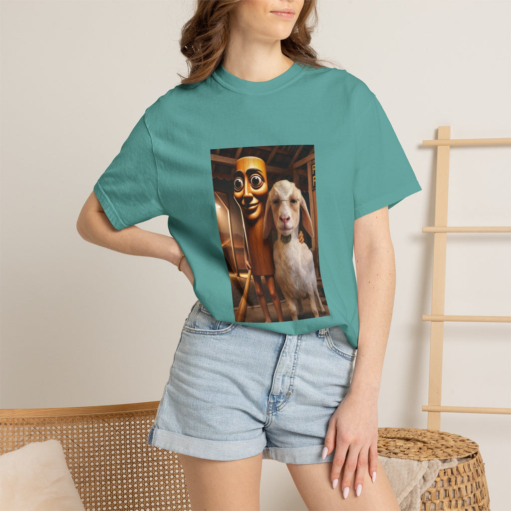 T-Shirt — 'Don't Forget Who Was There For You At Your Lowest' with Goat & Mask Art