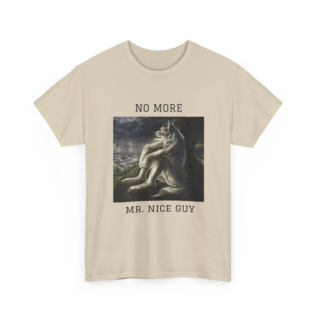 No More Mr. Nice Guy T-Shirt — Edgy Classical Art Graphic Tee