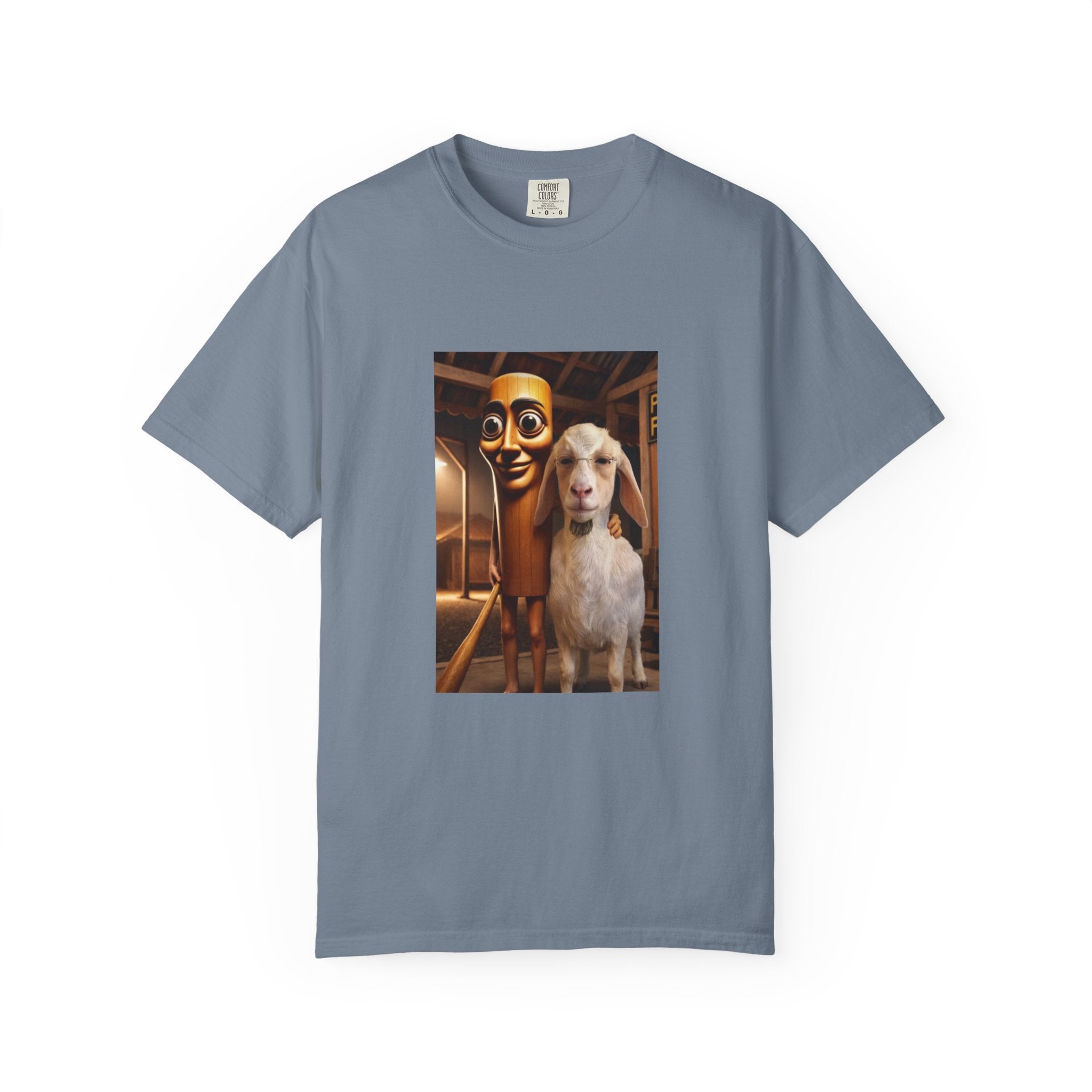 T-Shirt — 'Don't Forget Who Was There For You At Your Lowest' with Goat & Mask Art