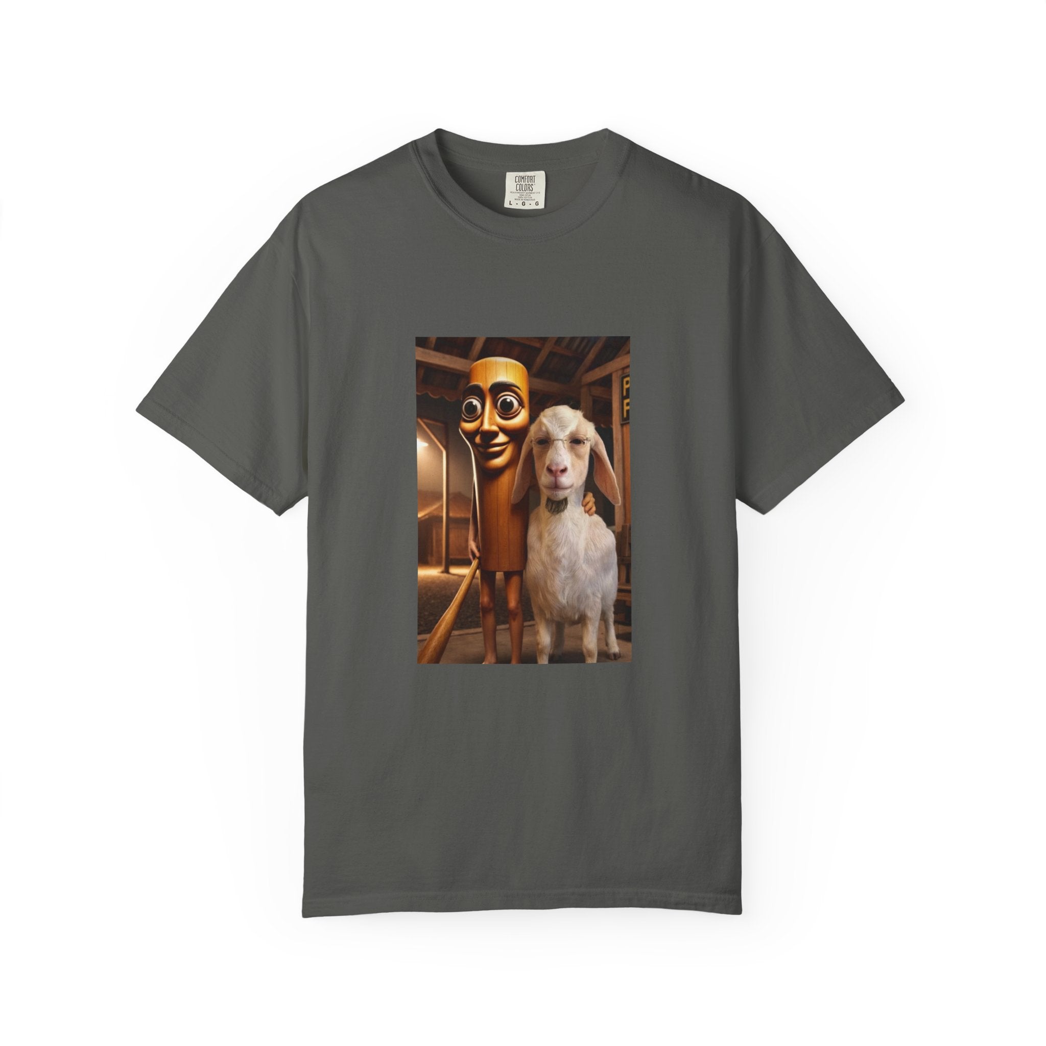 T-Shirt — 'Don't Forget Who Was There For You At Your Lowest' with Goat & Mask Art
