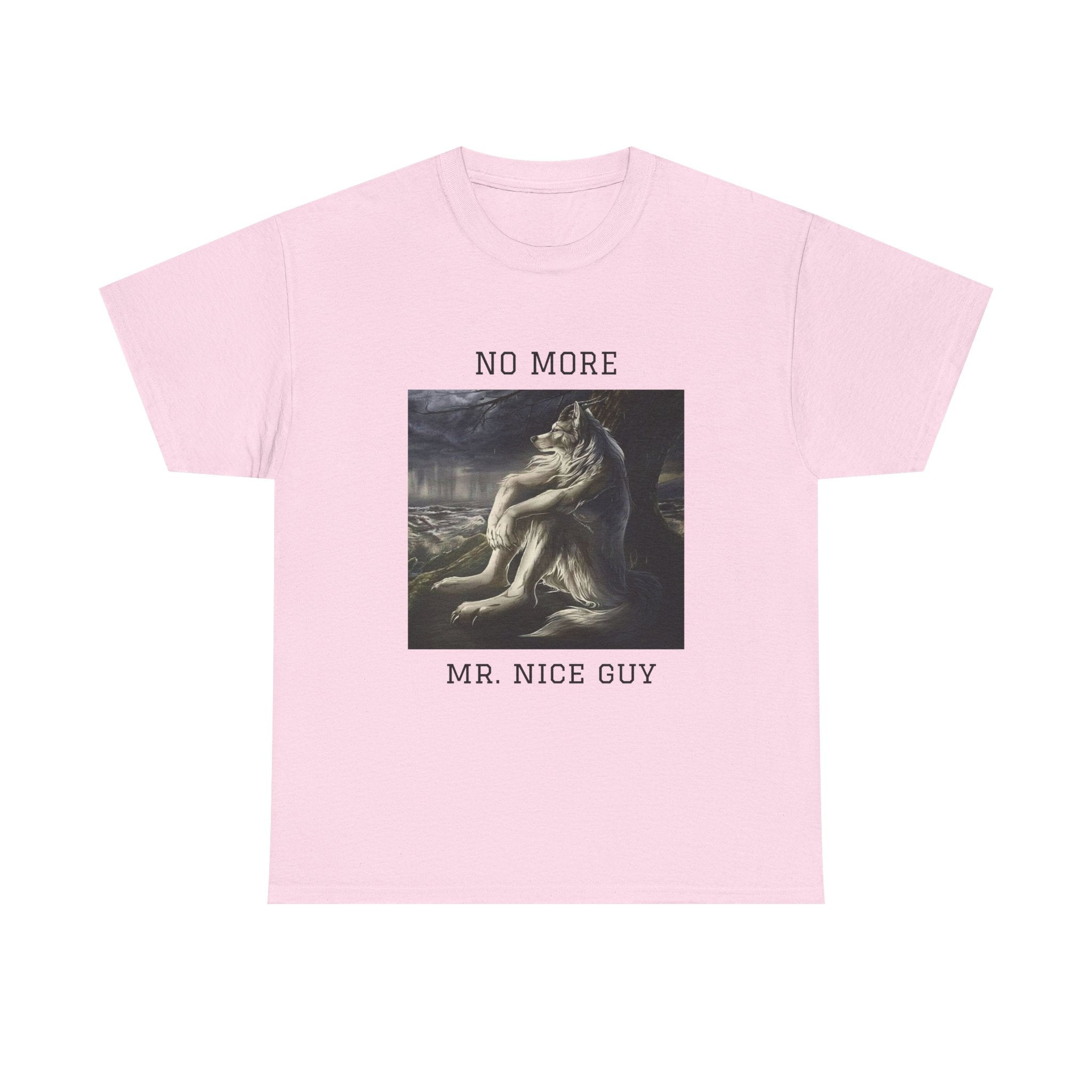 No More Mr. Nice Guy T-Shirt — Edgy Classical Art Graphic Tee
