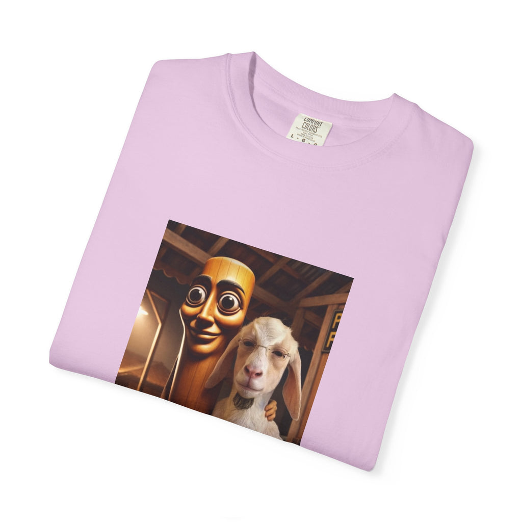 T-Shirt — 'Don't Forget Who Was There For You At Your Lowest' with Goat & Mask Art