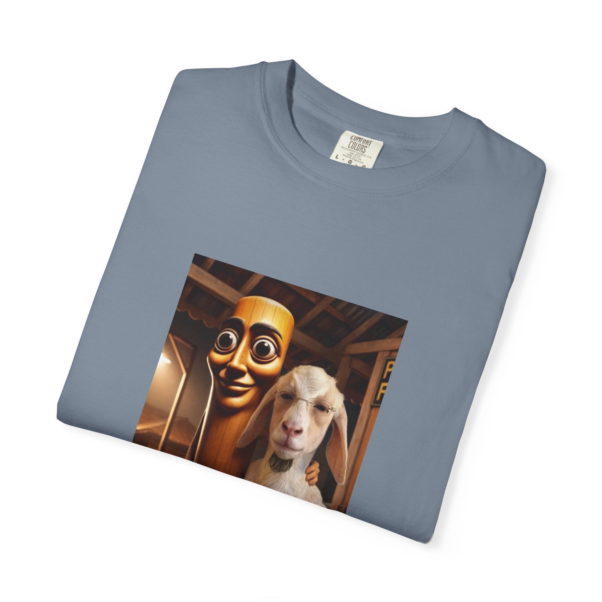 T-Shirt — 'Don't Forget Who Was There For You At Your Lowest' with Goat & Mask Art