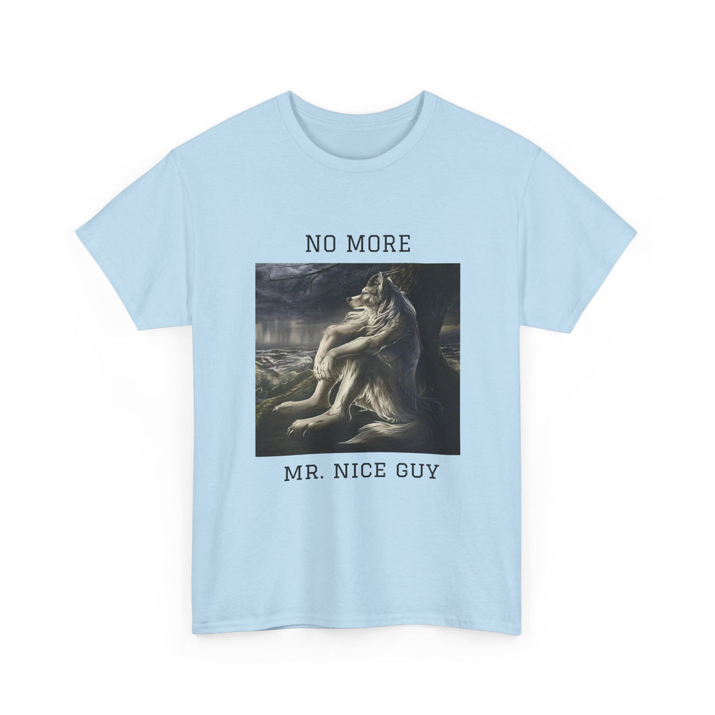 No More Mr. Nice Guy T-Shirt — Edgy Classical Art Graphic Tee