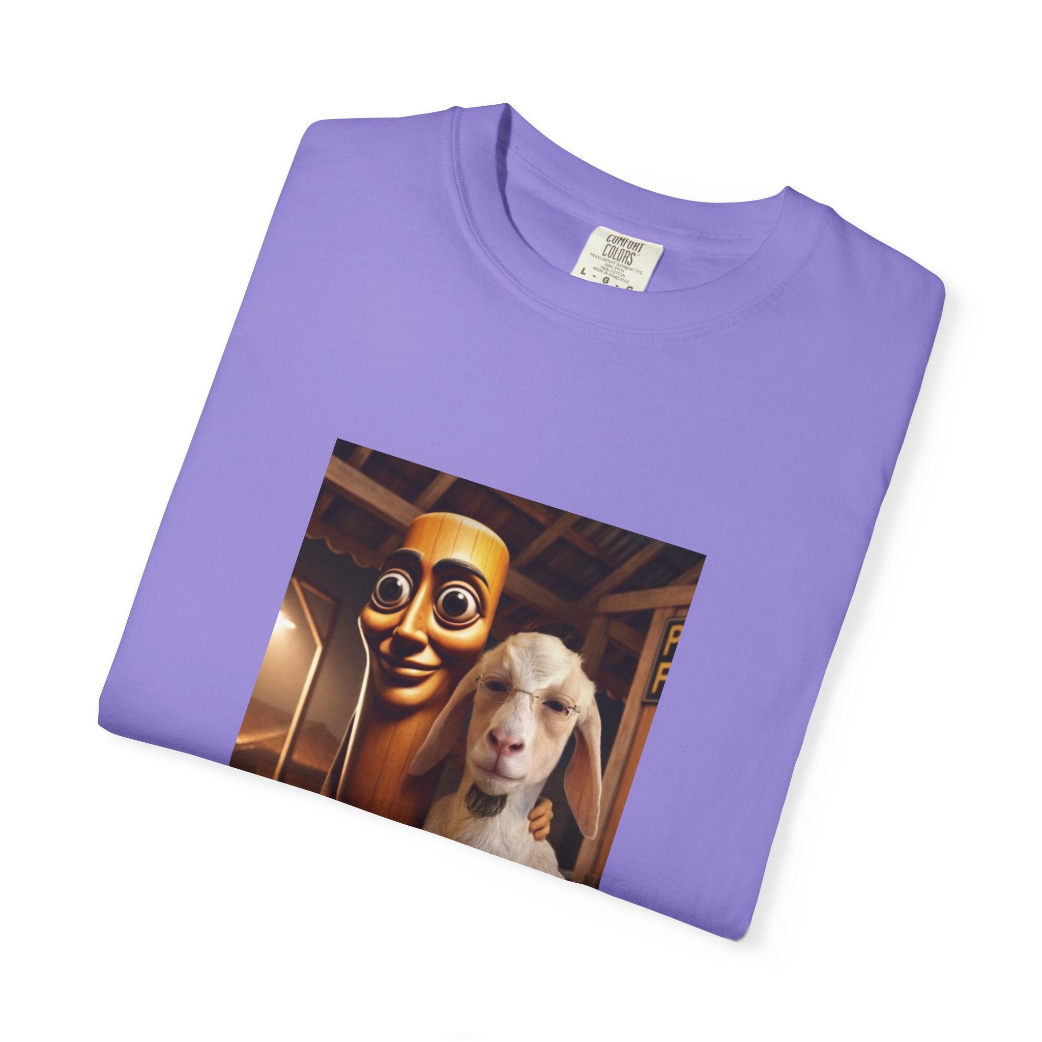T-Shirt — 'Don't Forget Who Was There For You At Your Lowest' with Goat & Mask Art